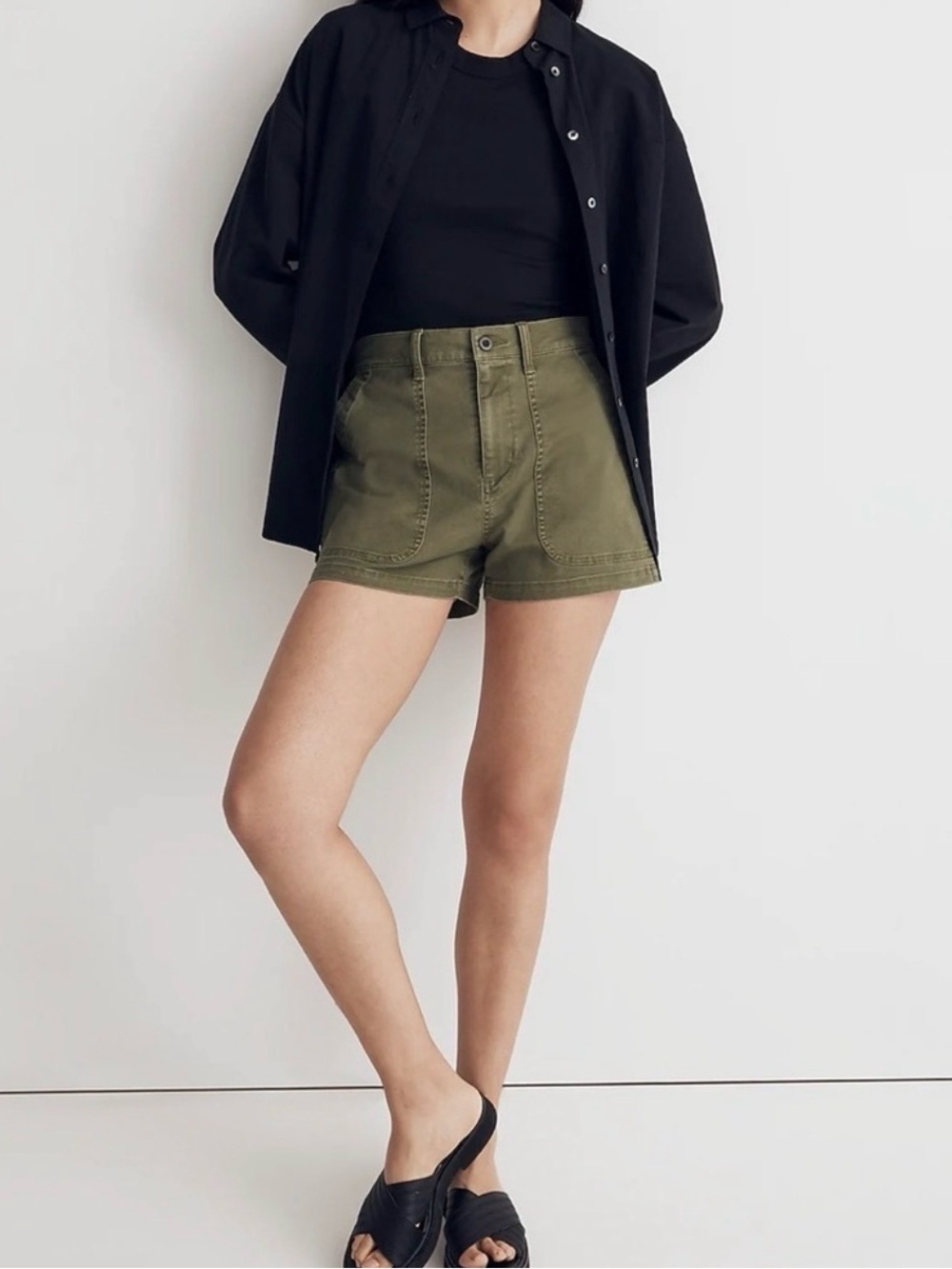 Madewell Perfect Vintage Fatigue Shorts Sz 27